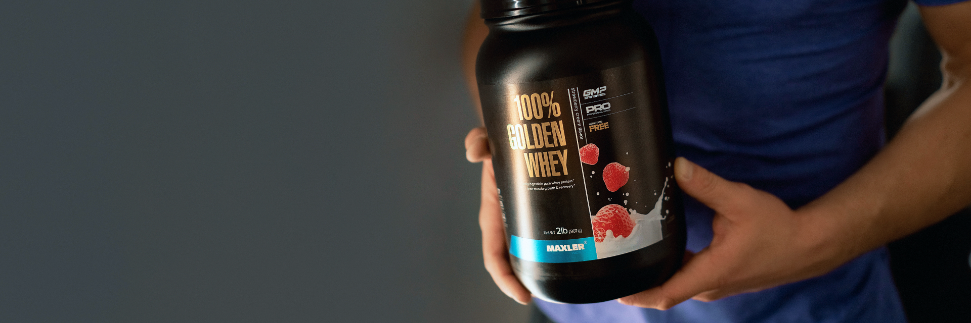 Протеин 100% Golden Whey баннер 2