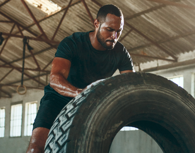 A photo of a man doing sports.