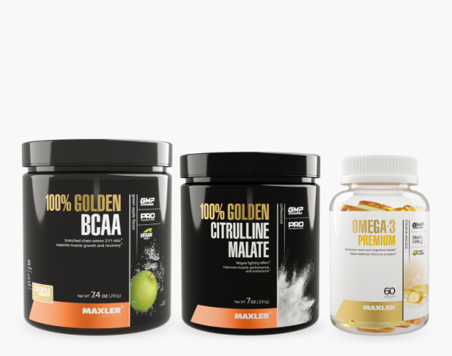 A photo of recovery bundle products.